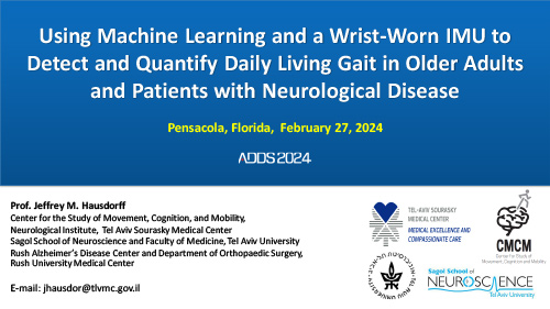 Using Machine Learning and a Wrist-Wornd IMU to Detect and Quantify Daily Living Gait in Older Adults and Patients with Neurological Disease