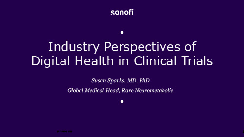 Industry Perspectives of Digital Health in Clinical Trials